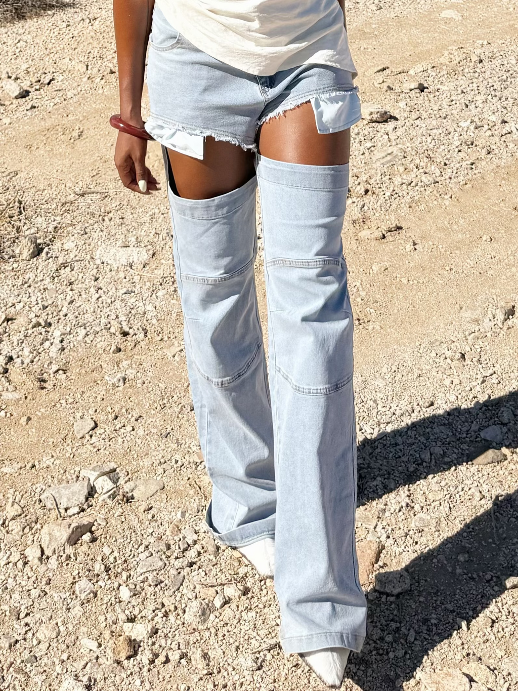 Oasis Cutout Jean