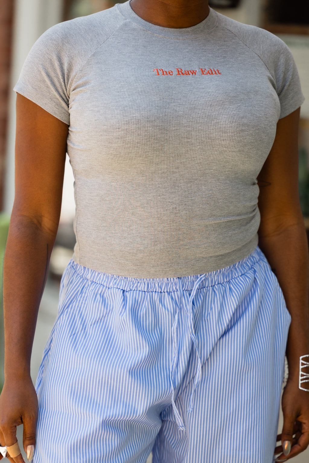 Classic Grey Baby Doll Tee