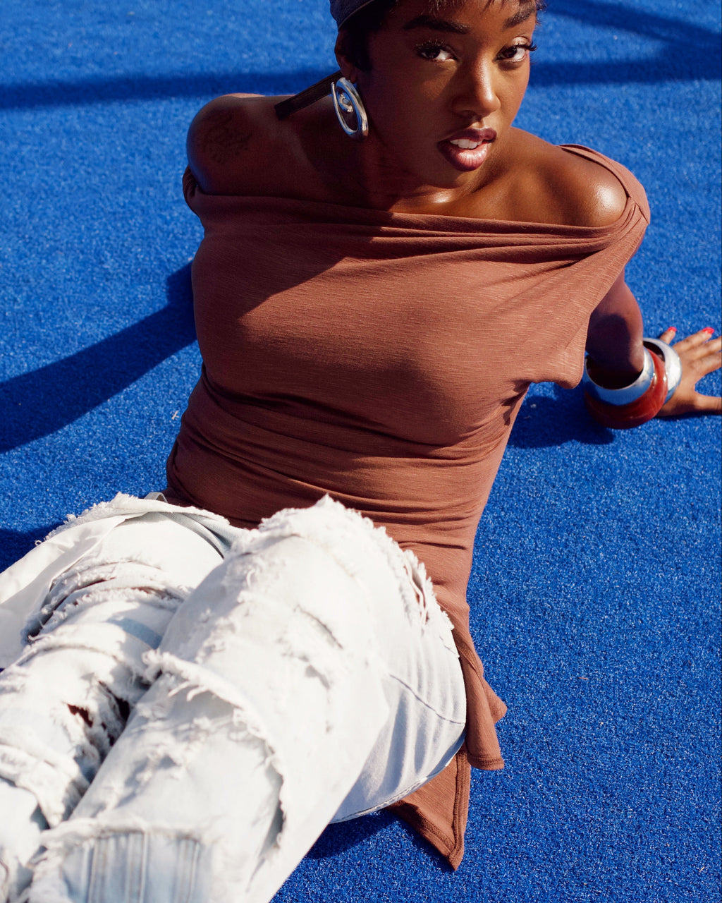 The Soft Edge Top: Chocolate